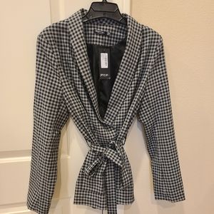 Checked Blazer